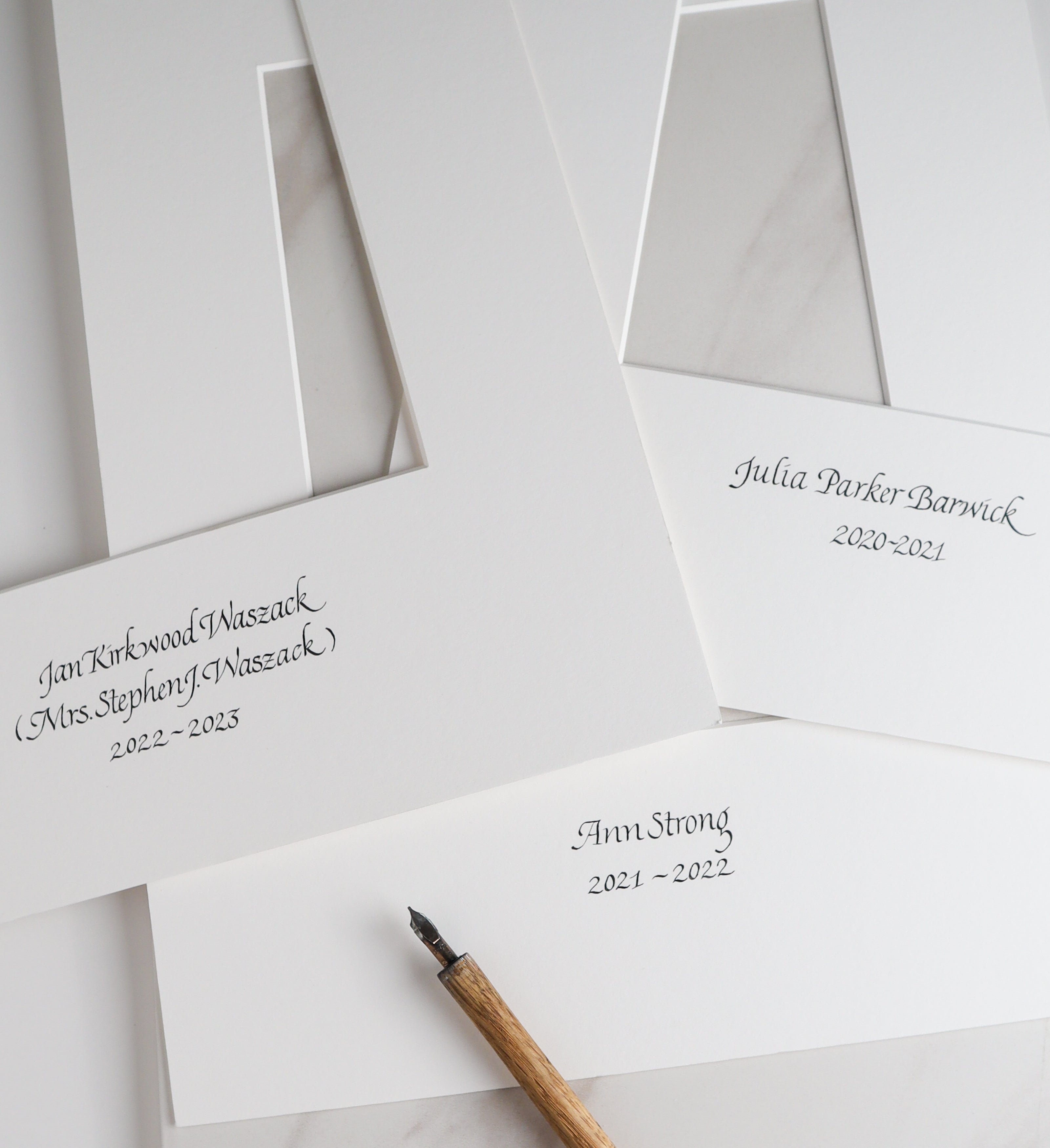 Custom Calligraphy Certificate and Awards