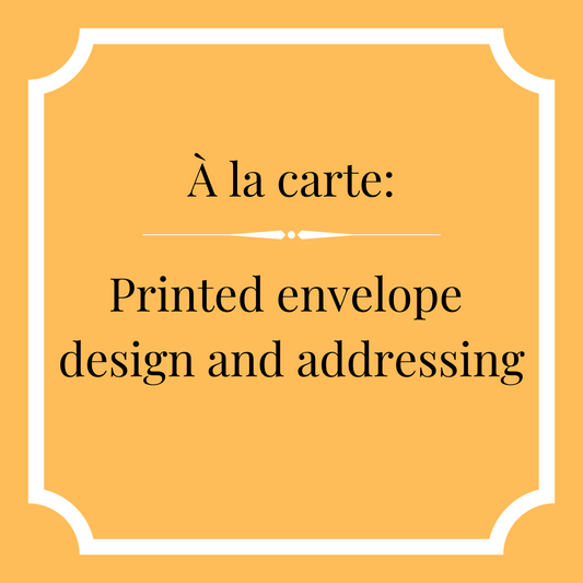 Printed Envelope Addressing