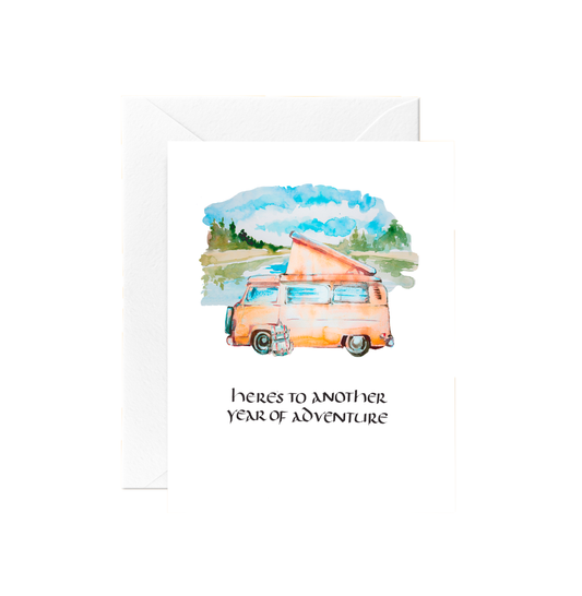 Adventure Van Birthday Card