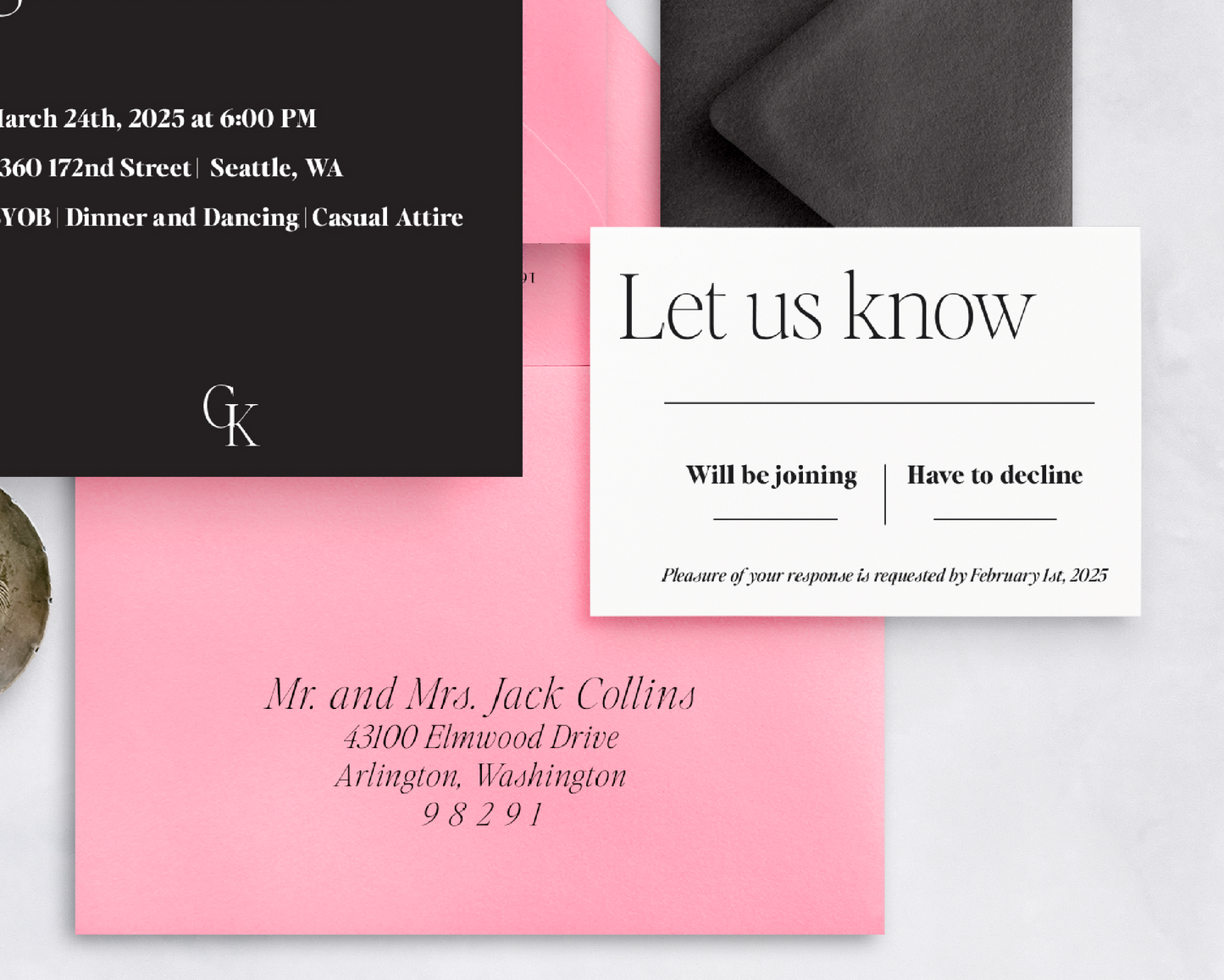 Printed Envelope Addressing