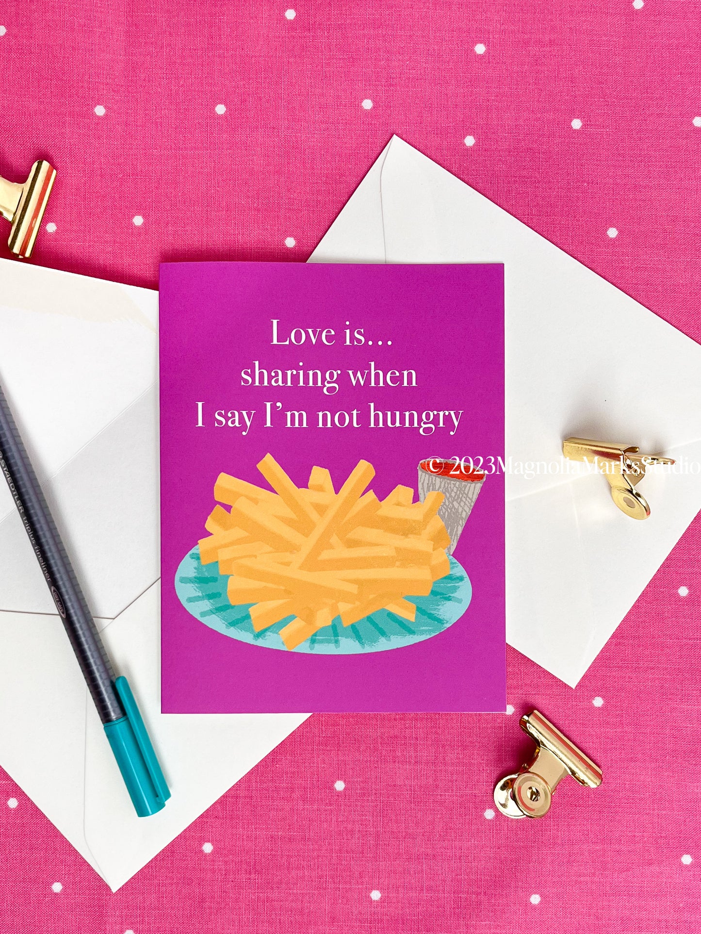 Not Hungry Love Card