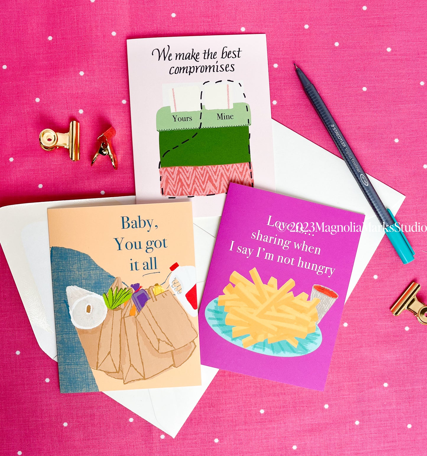 Not Hungry Love Card