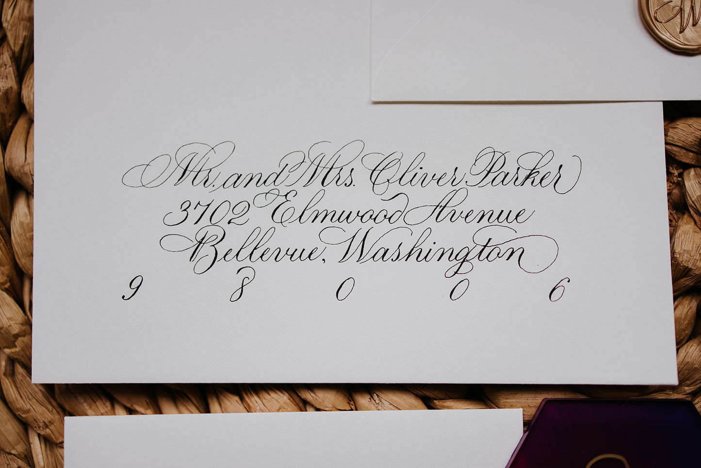 Calligraphy Envelope Addressing