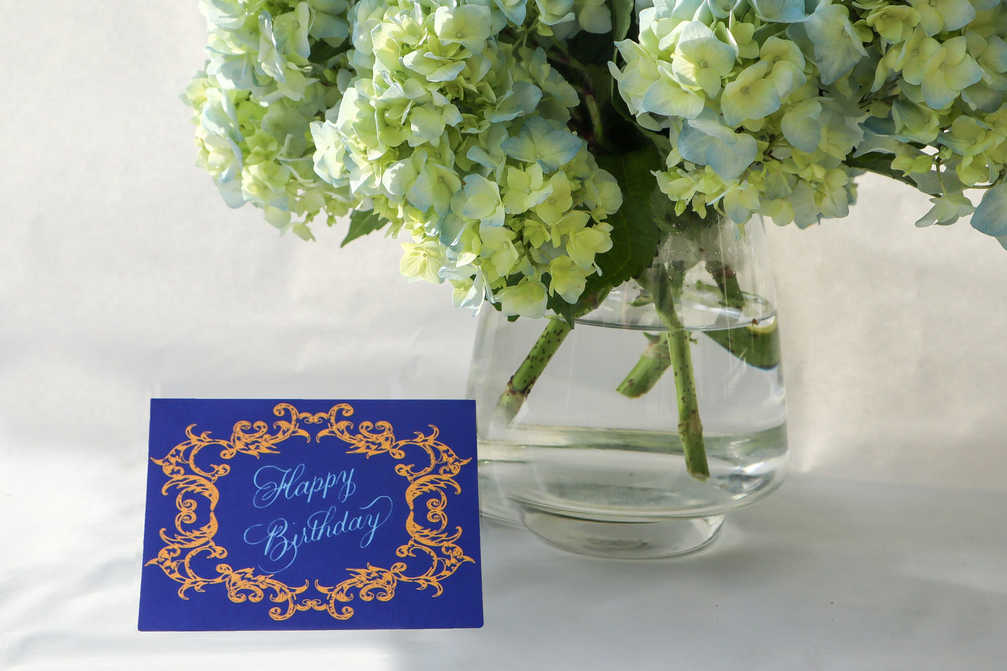 Flourished Royal Happy Birthday Card