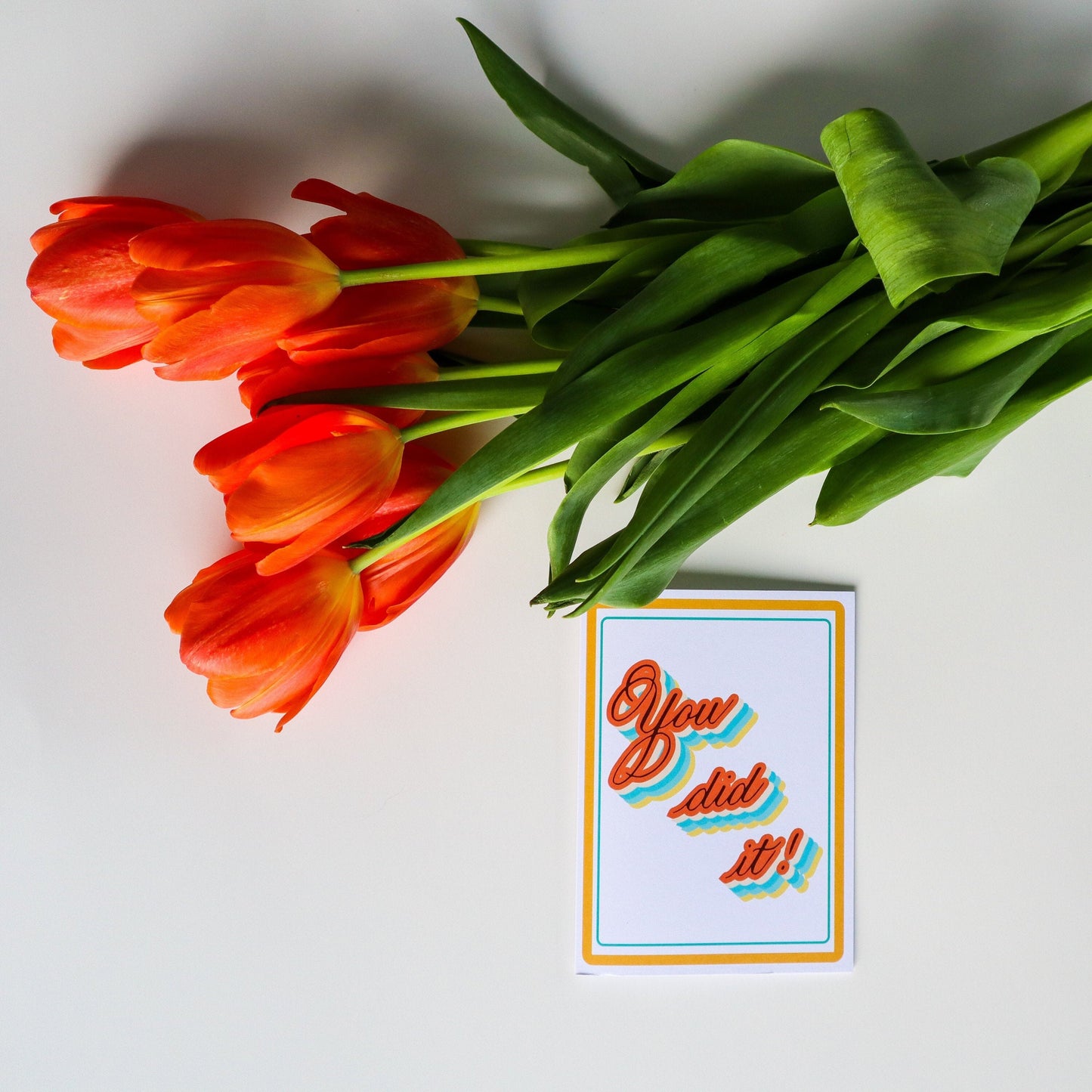 Retro You Did It card