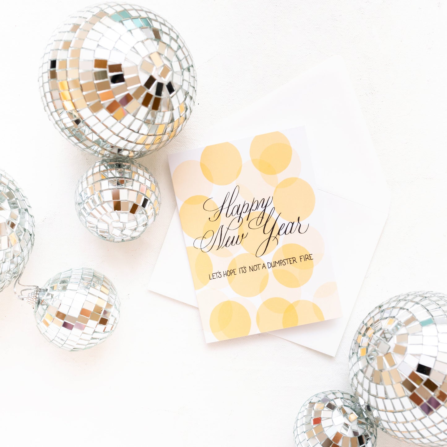 Dumpster Fire New Year Cards