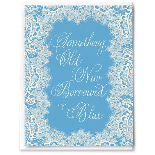 Something old, something new wedding card