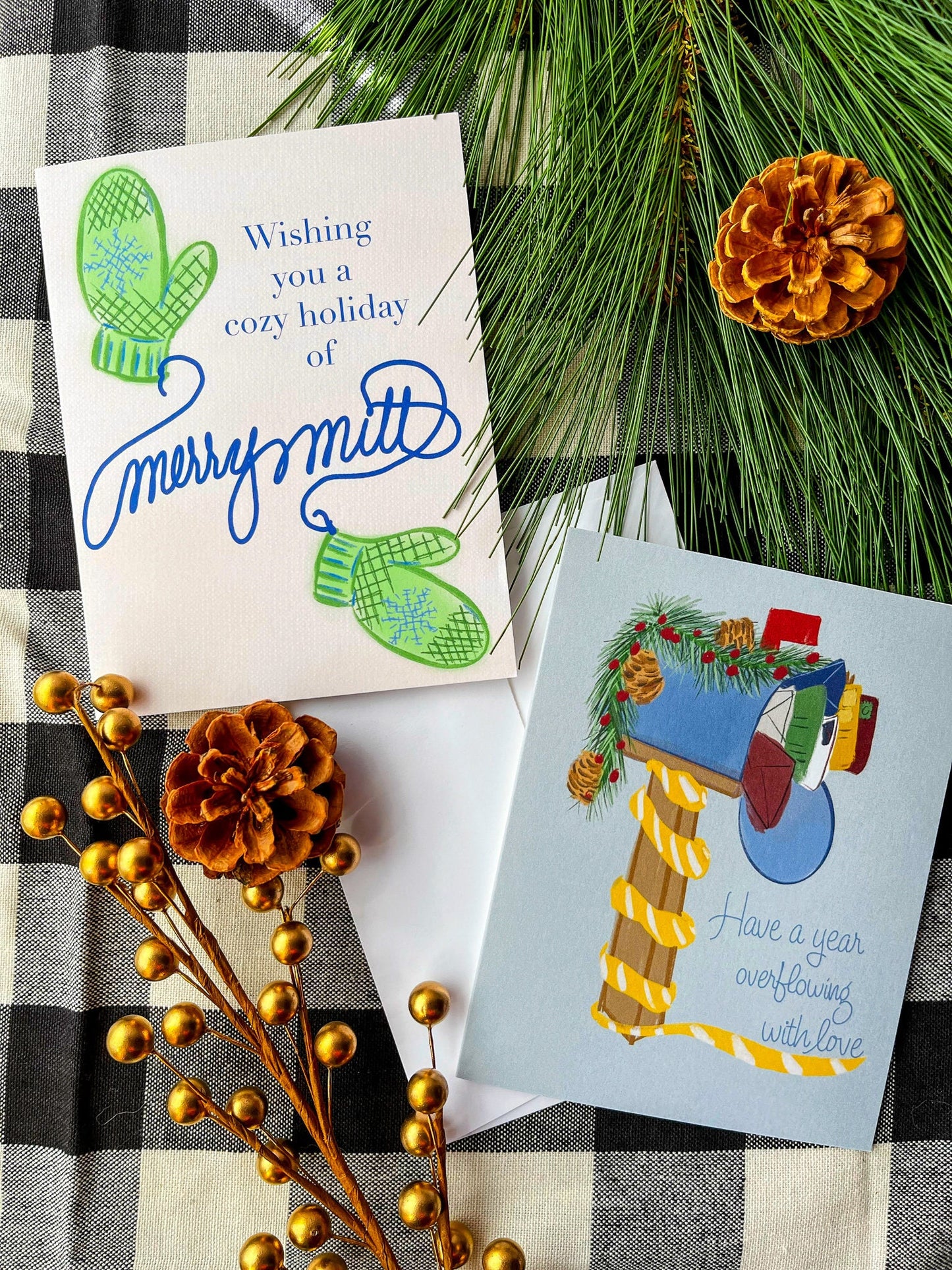 Overflowing Love New years Card