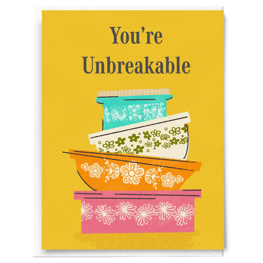 Pyrex Unbreakable Human Card