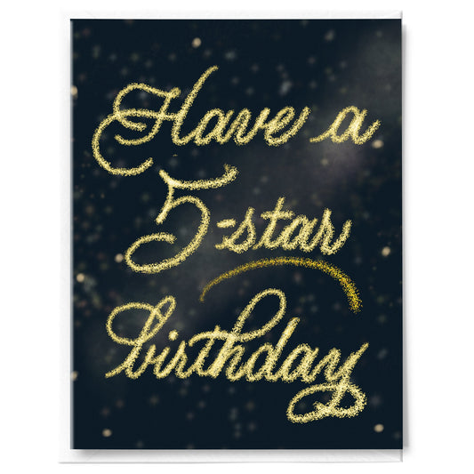 5 star forest brithday card