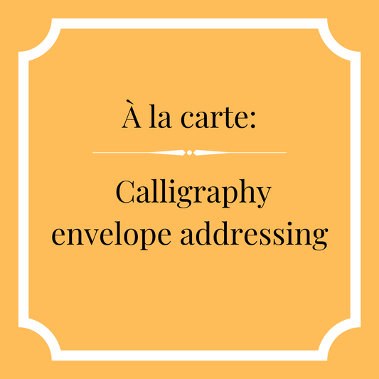 Calligraphy Envelope Addressing