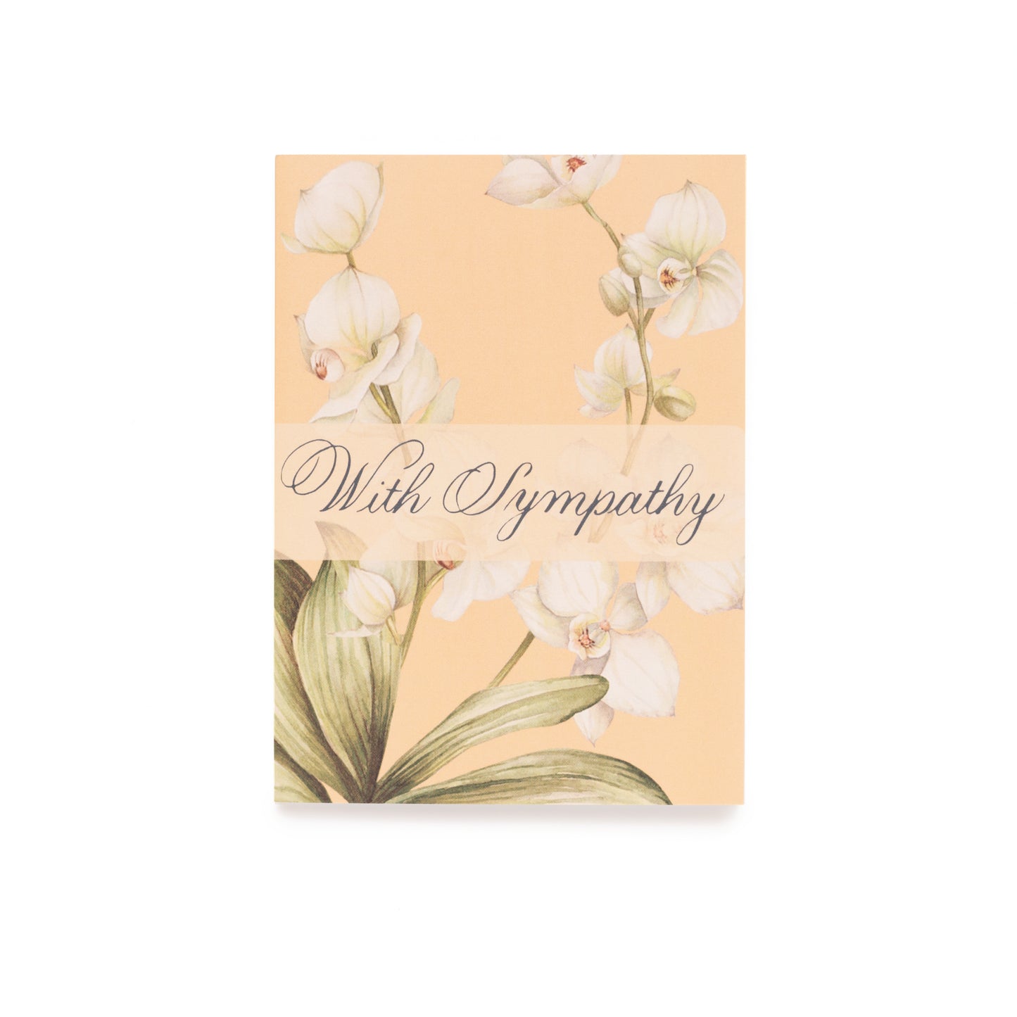 Orchid "With Sympathy" Card