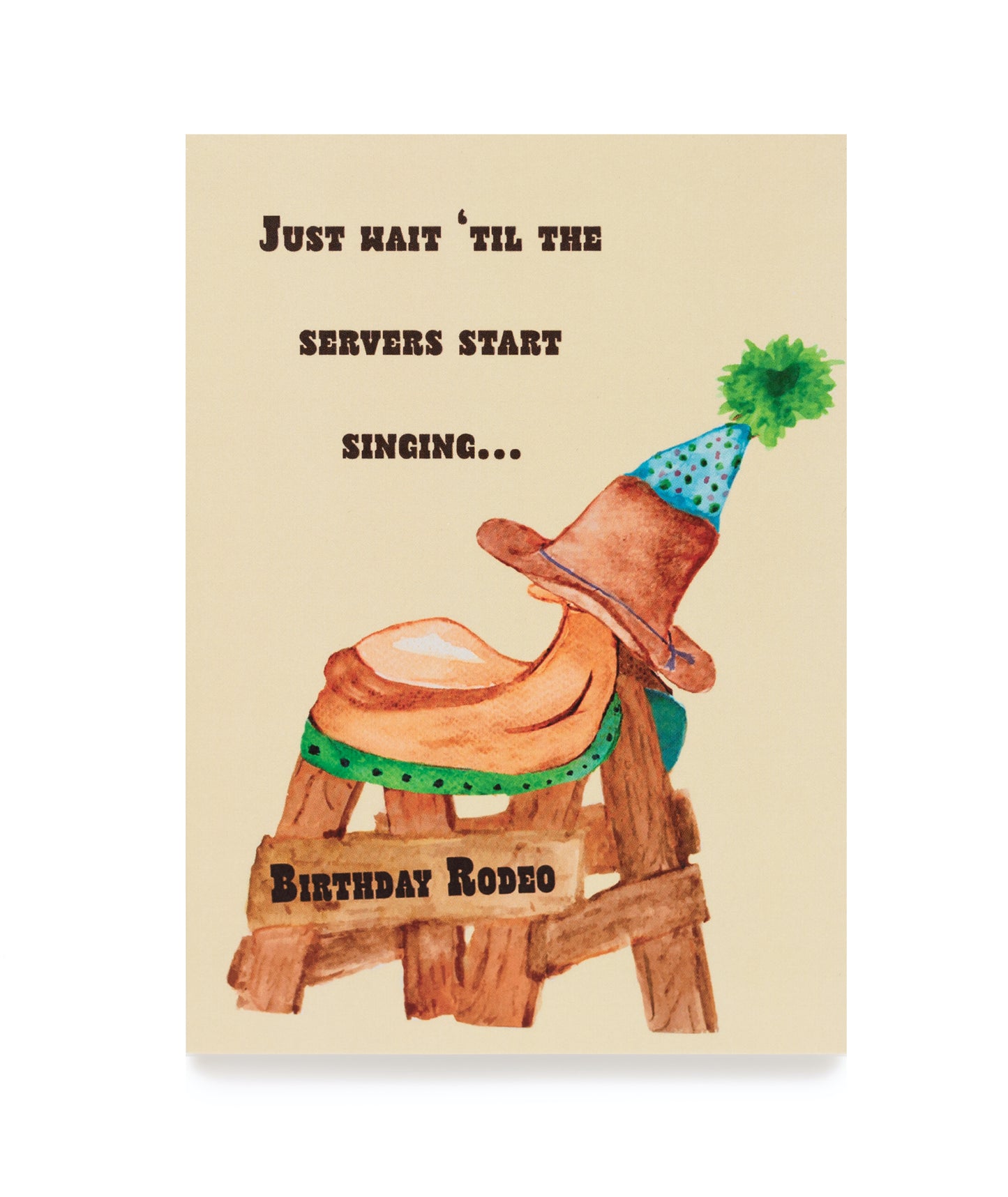Birthday Rodeo Embarrassment Card
