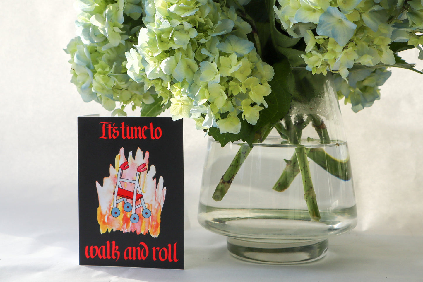 Walk and Roll Get Well Soon Card