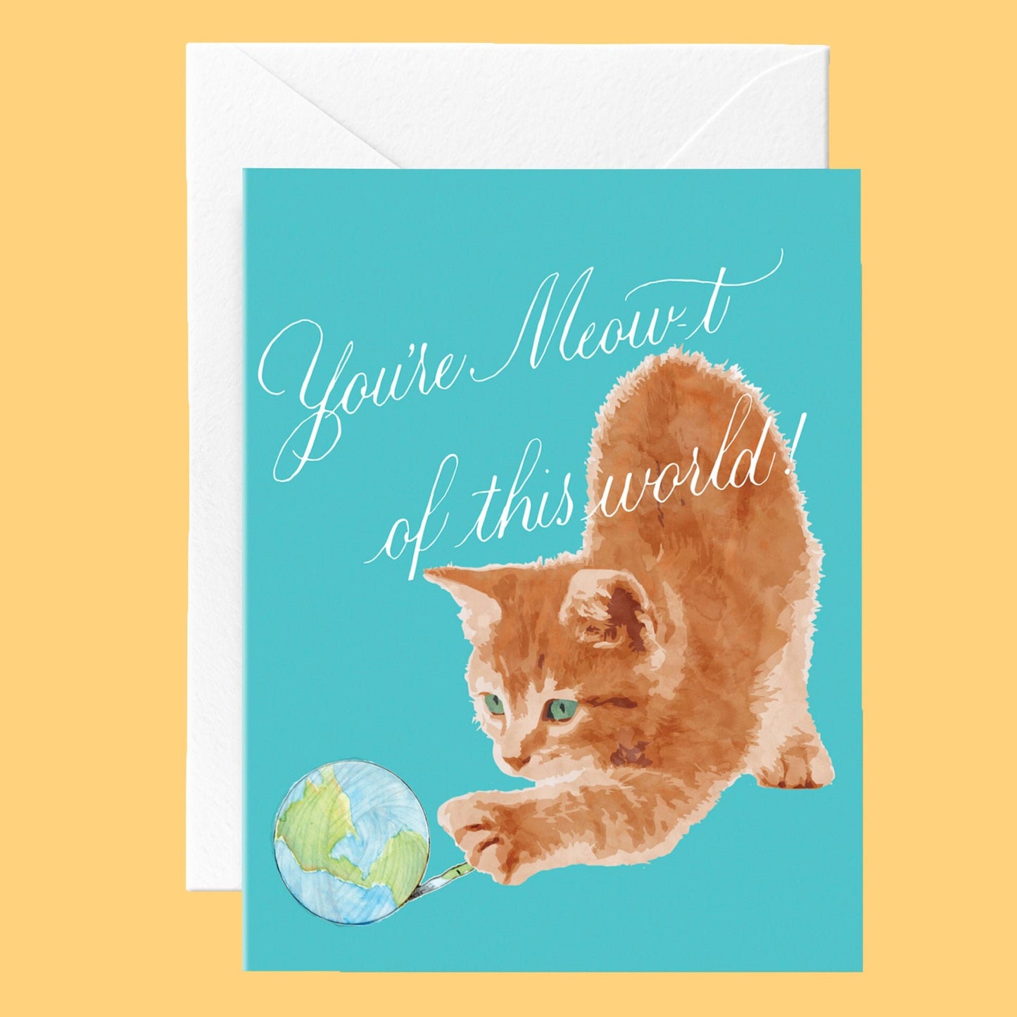 Meow-t of this World Cat Card