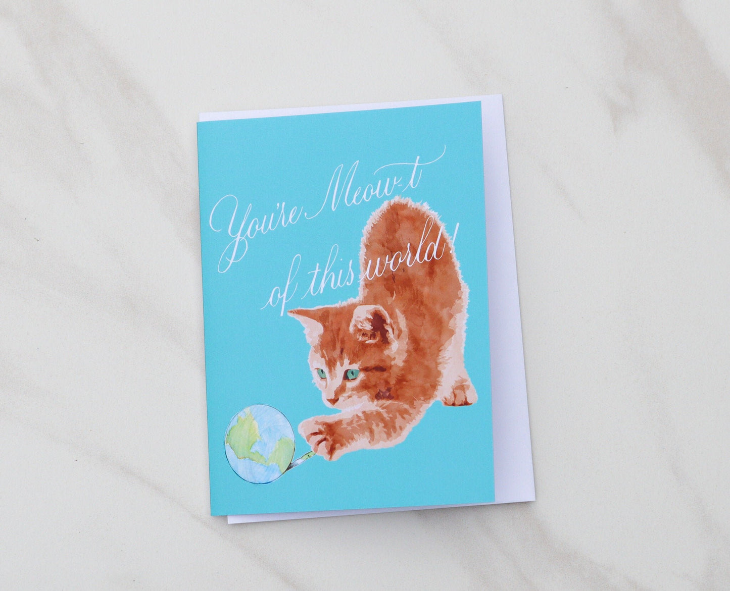 Meow-t of this World Cat Card