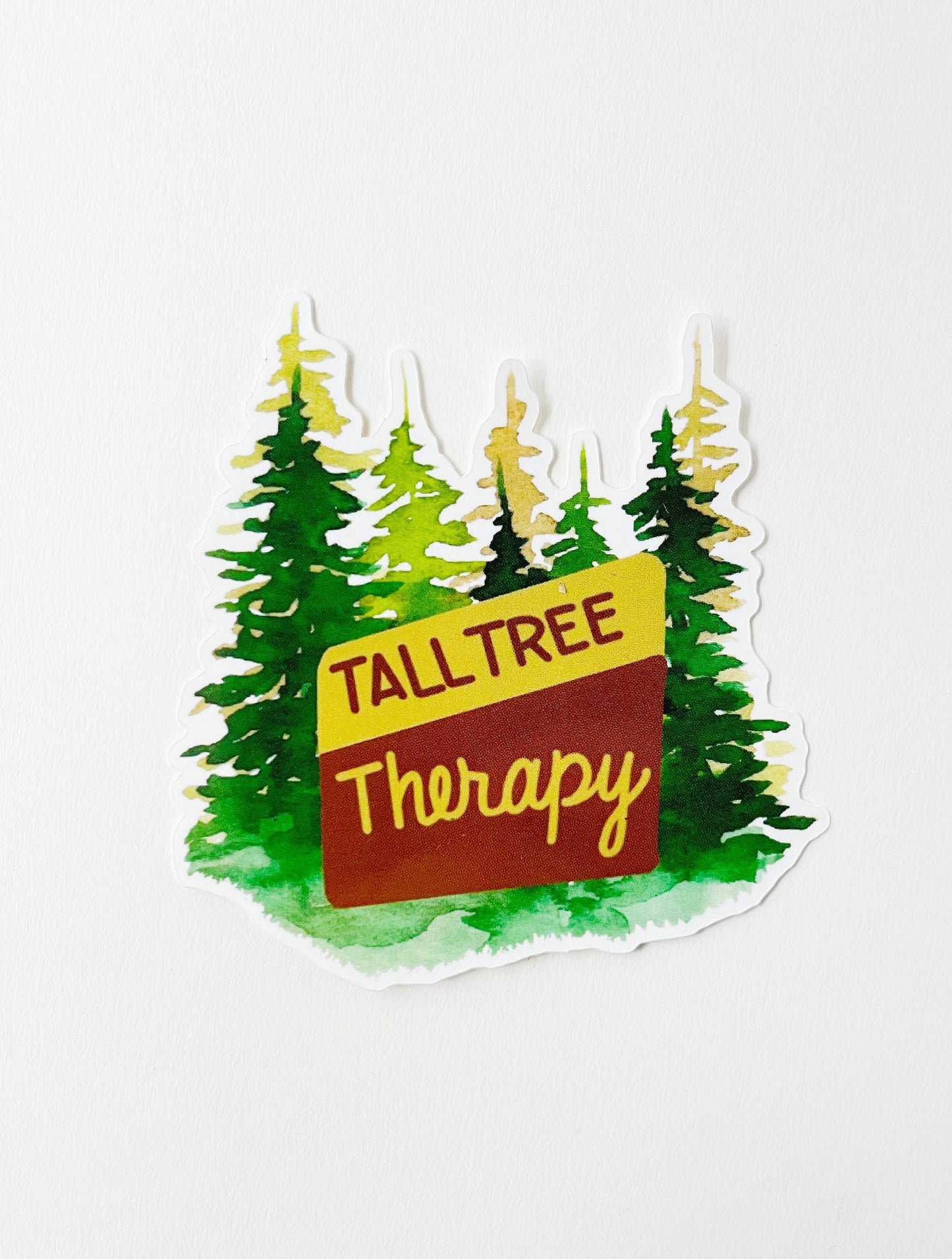 Tall Tree Therapy vinyl sticker