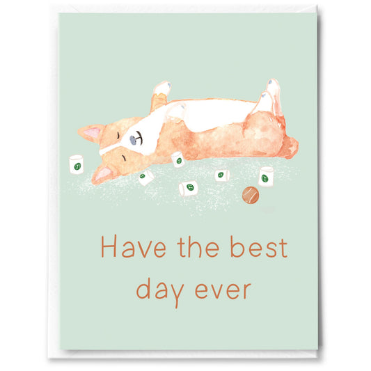 Pupcup Birthday Card
