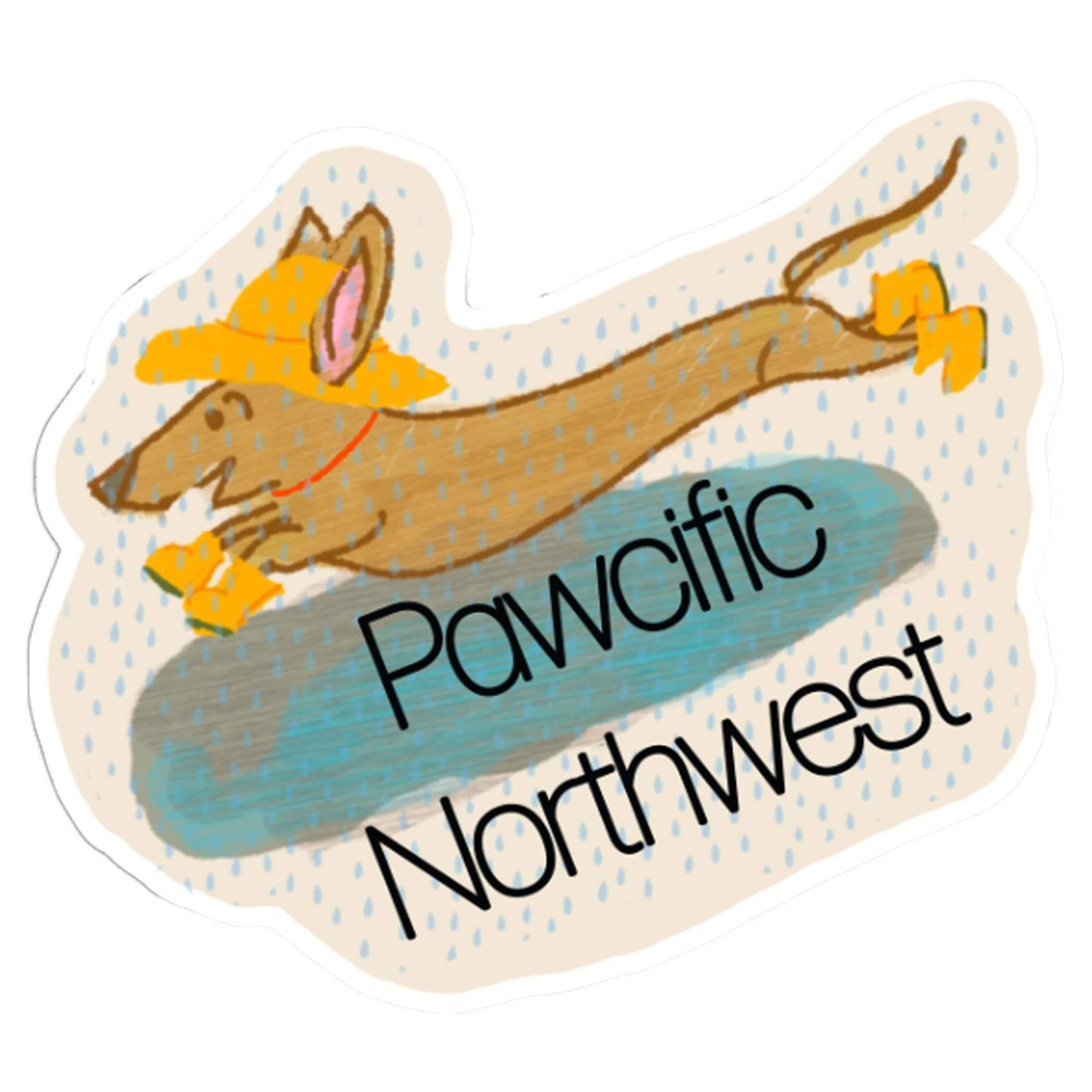 Pawcific Northwest Sticker