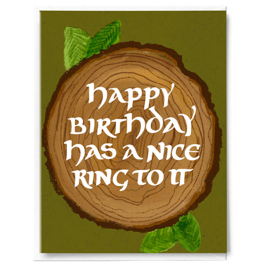 Woodsy birthday card