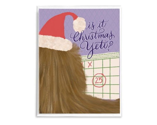Bigfoot Sasquatch Christmas Cards, is it Christmas Yeti